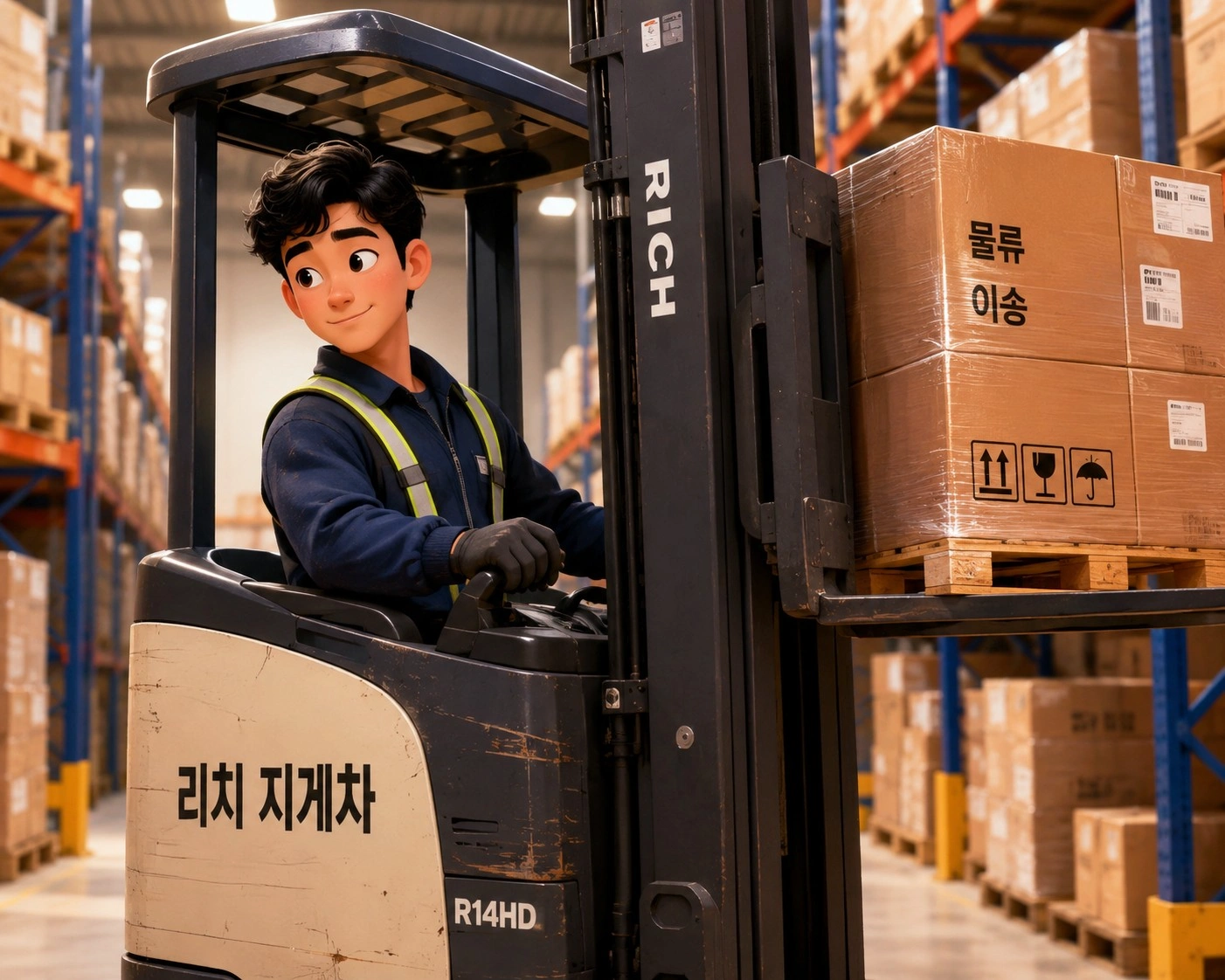 지게차 인원 모집합니다~!