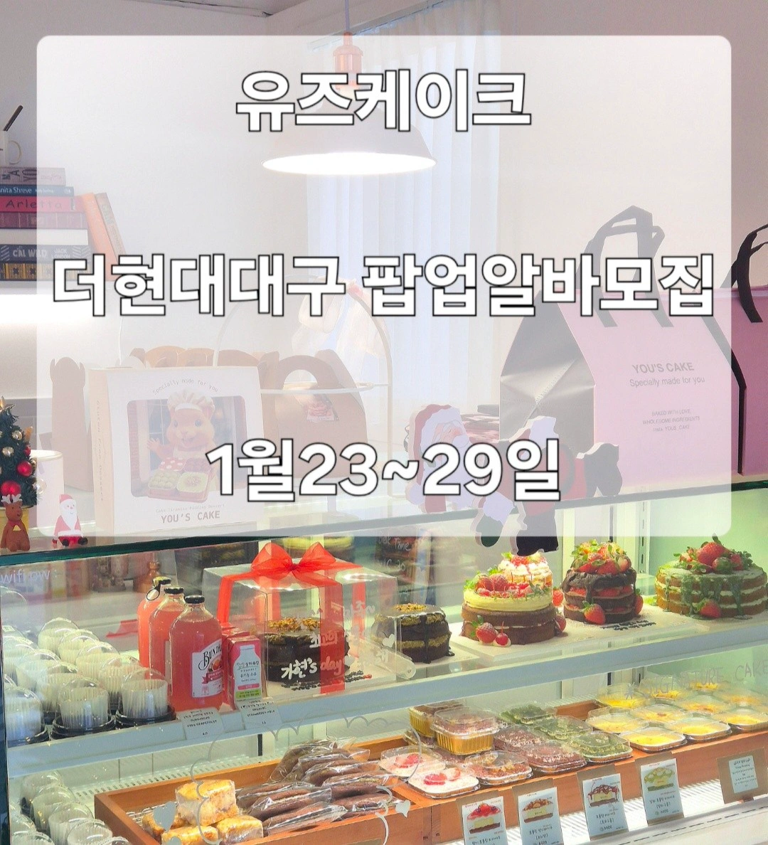 더현대대구 팝업알바 모집