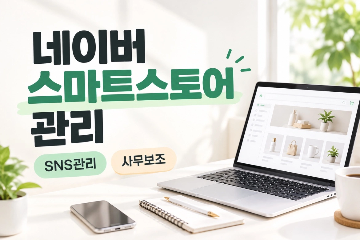 네이버 스마트스토어 운영하실 분 구합니다