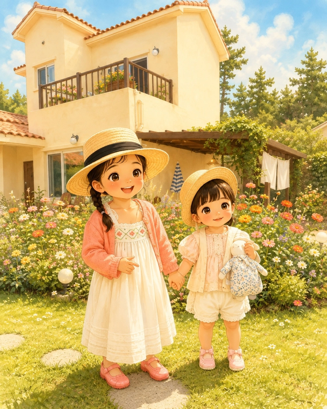 여아2명 등하원 영어시터 구합니다:)(평일4일)