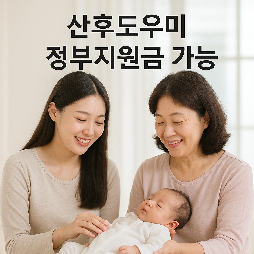 산후도우미 경력자 모집 (우대) 공고 썸네일