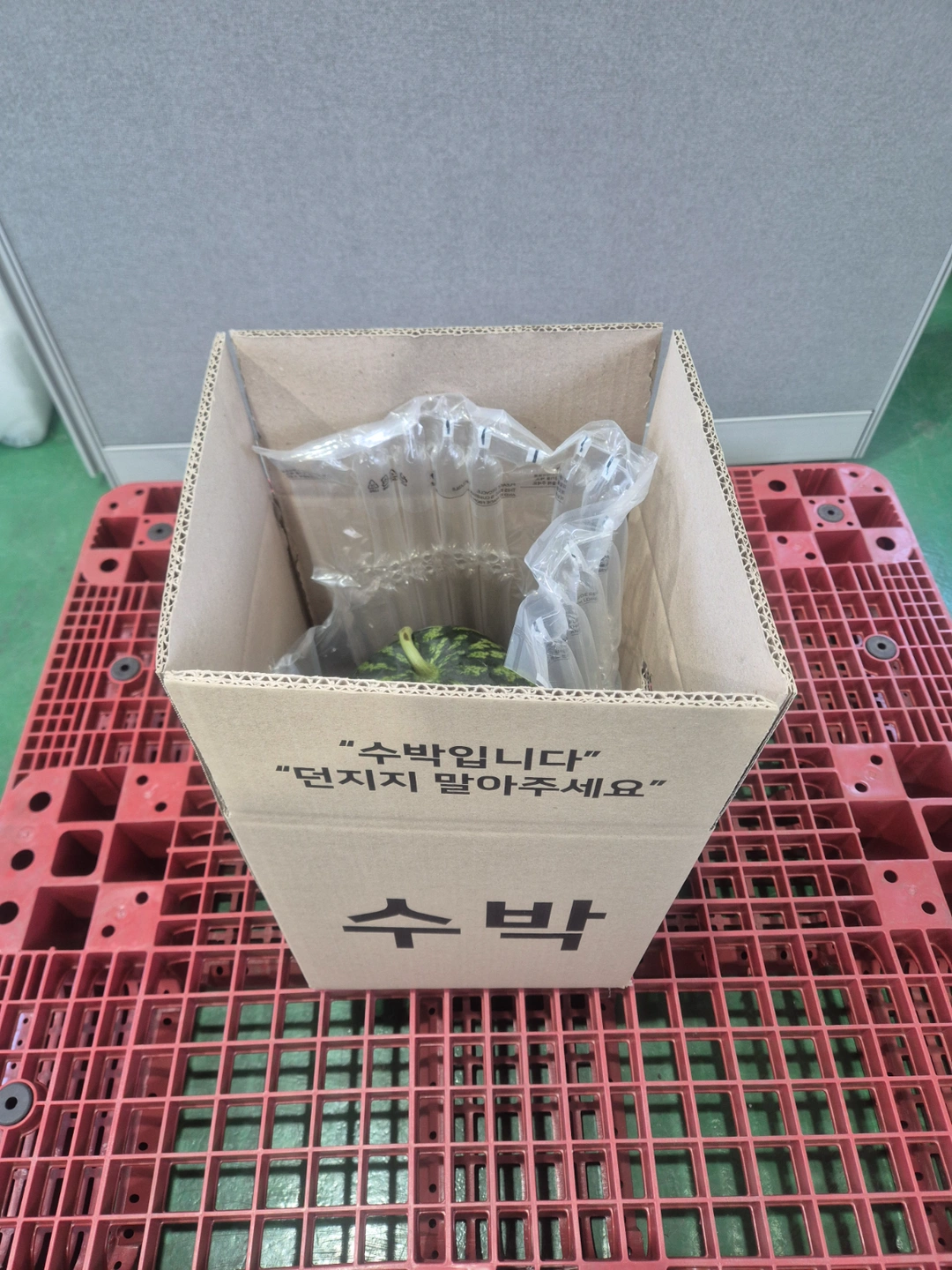오늘 단순 수박 박스 접기 하실 분 모집합니