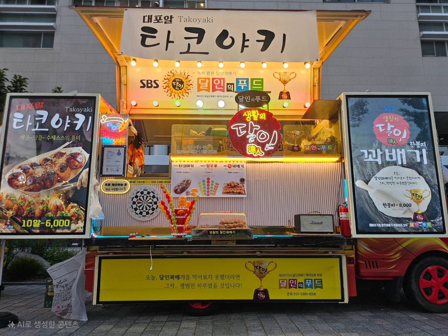 광산 세계야시장 푸드트럭 알바