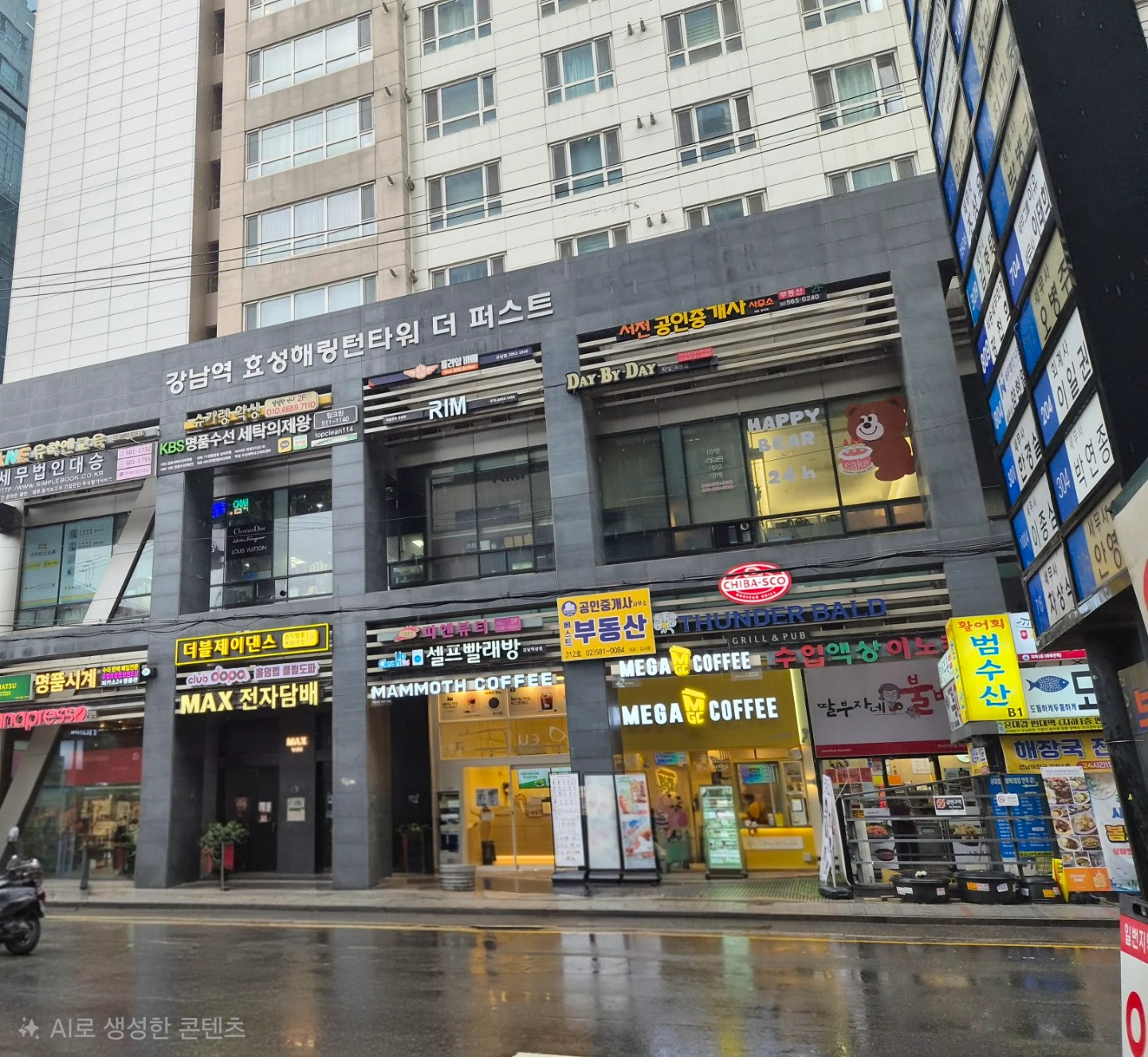 메가커피 강남해링턴타워점 파트타임 근무자 구인합니다