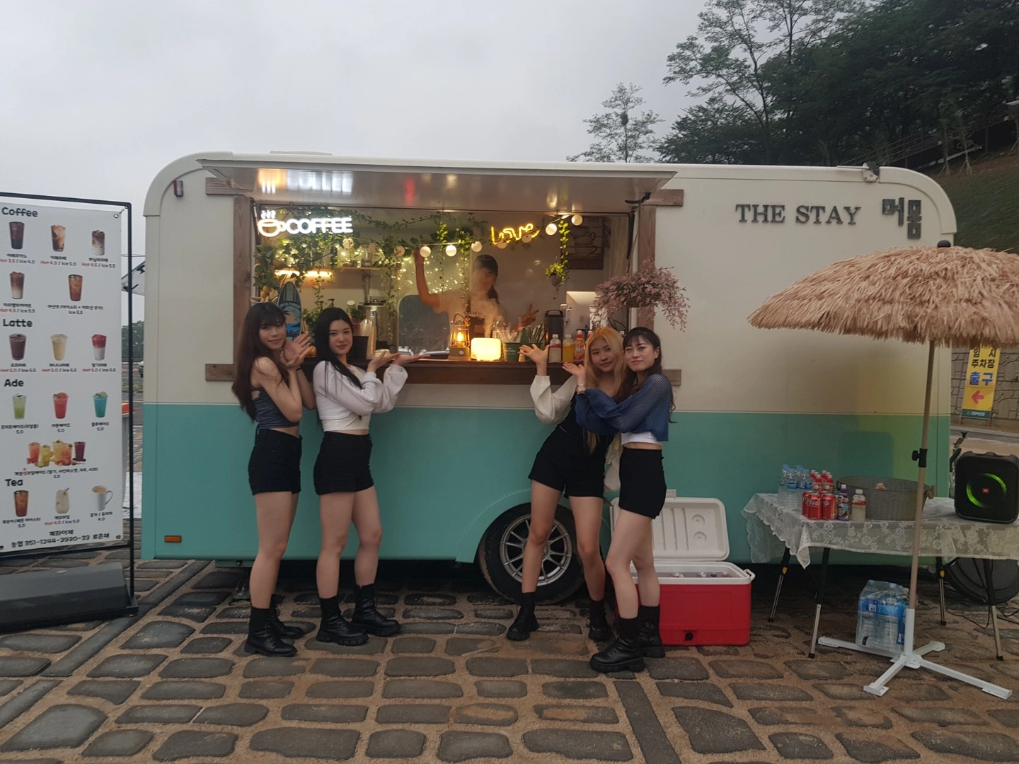 옥천포도축제 커피푸드트럭 알바