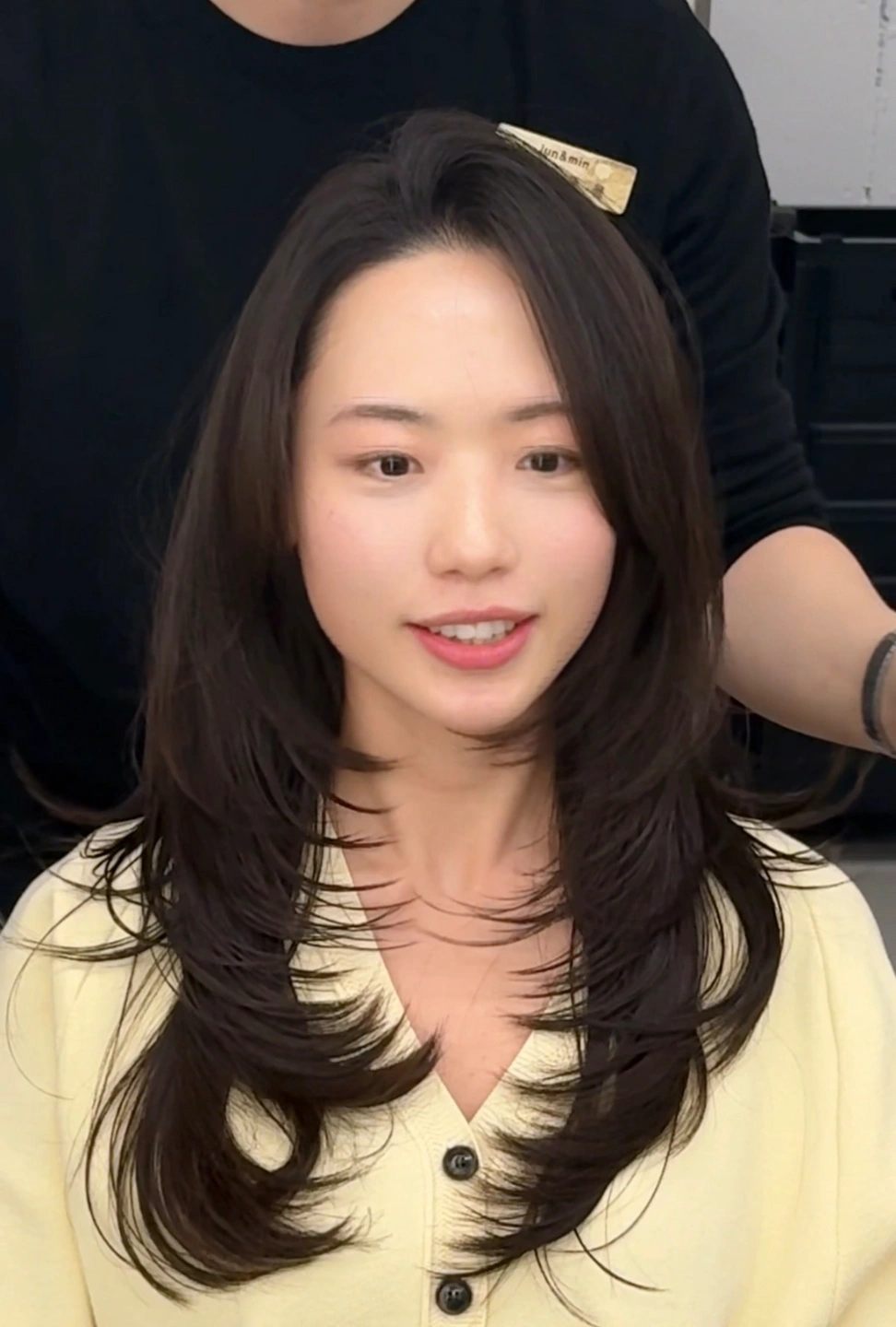 준앤민헤어 레이어드컷 헤어모델 구합니다:)