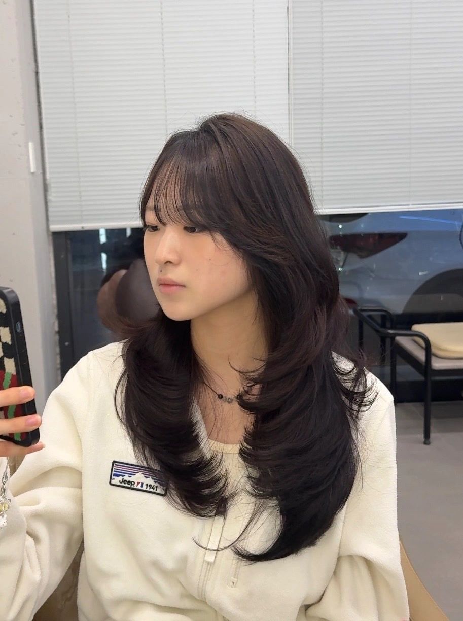 레이어드컷 모델모집해요