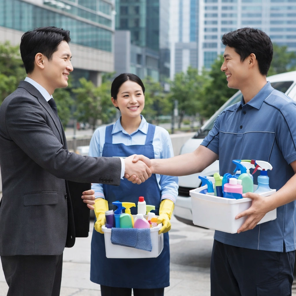 강남구 건물 청소및 퇴실청소 협력업체 모집