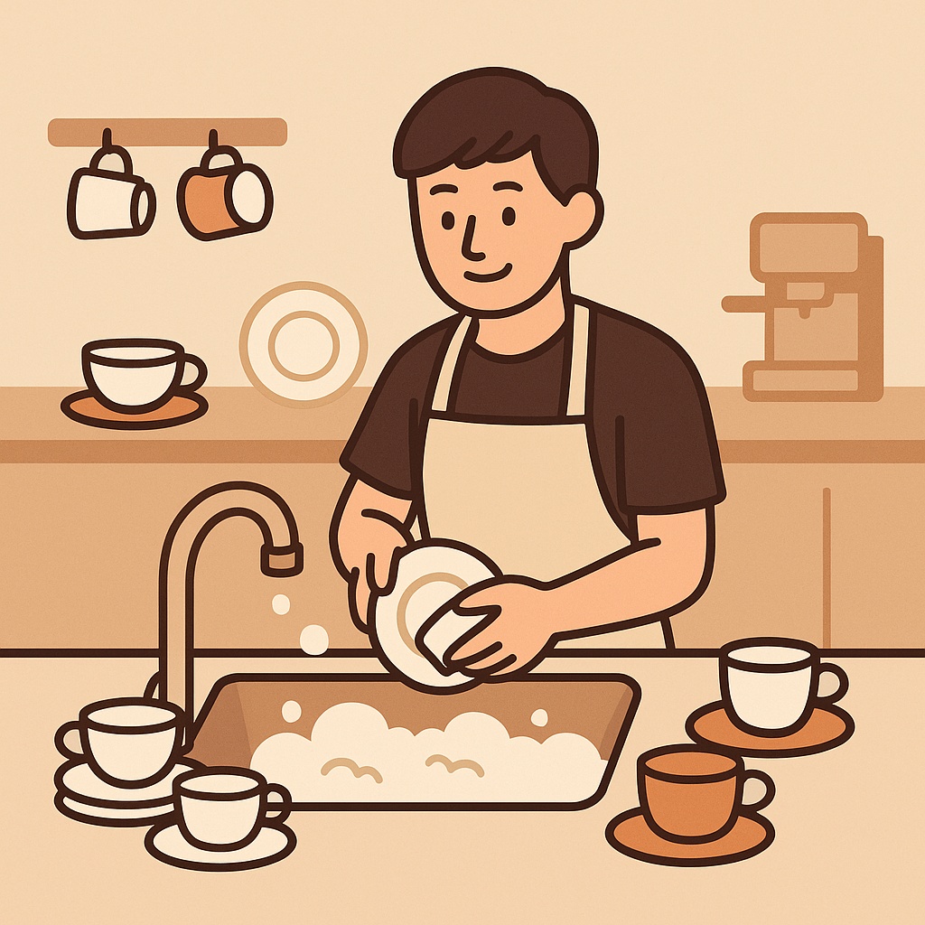 주말 카페 설거지 알바 모집! 공고 썸네일