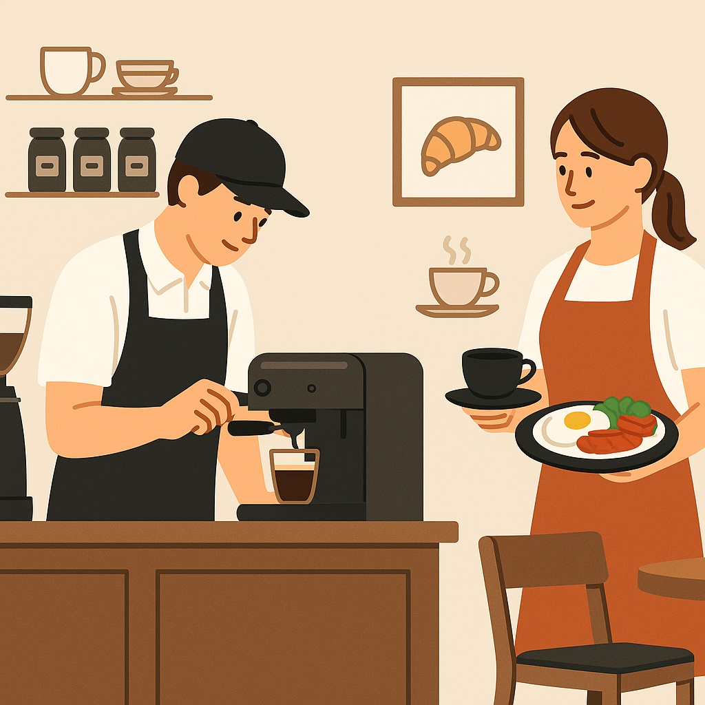 카페 산시 바리스타&브런치 정직원 모집 공고 썸네일