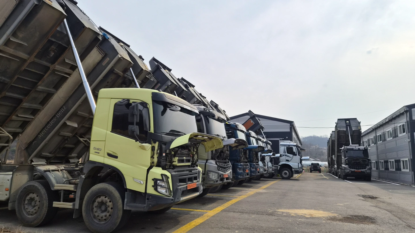 25.5t 덤프운행