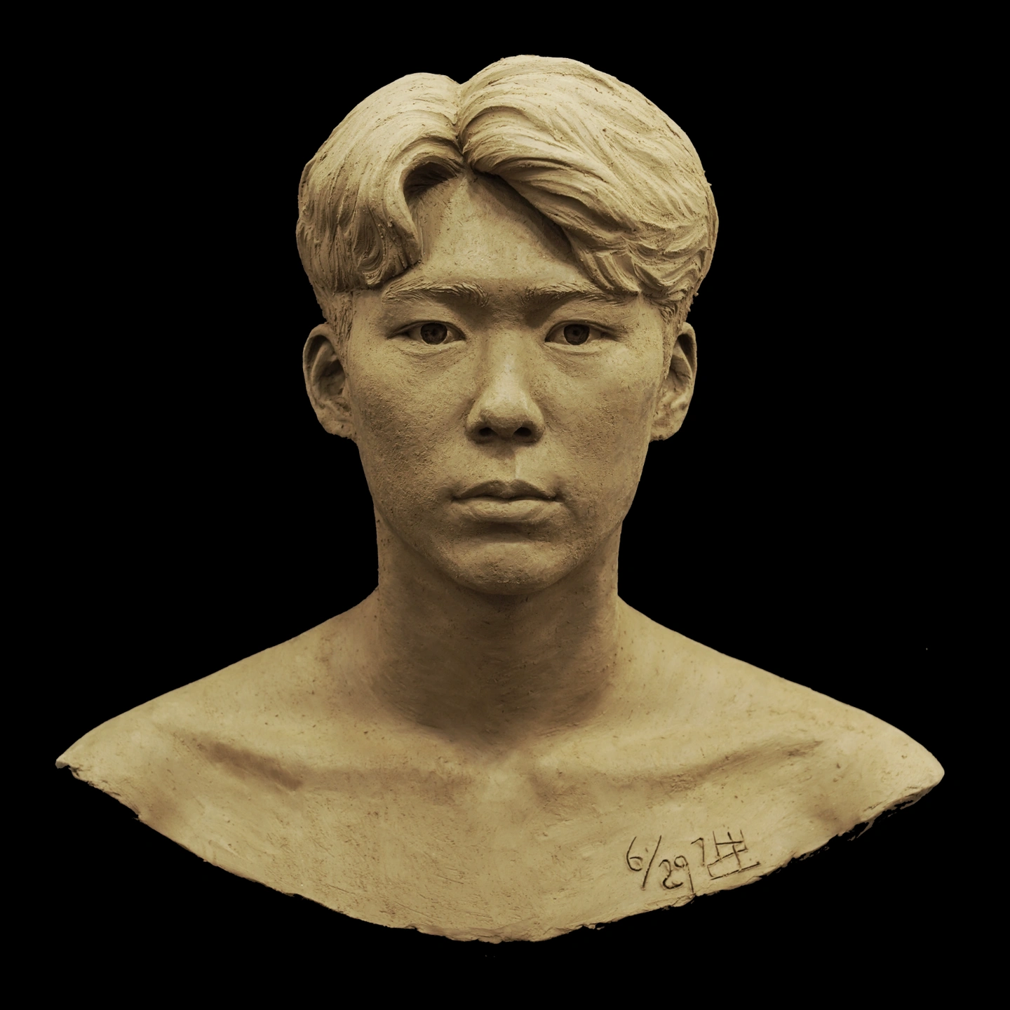 조소학원 두상모델 사진촬영 하실분. 중년 노년 환영