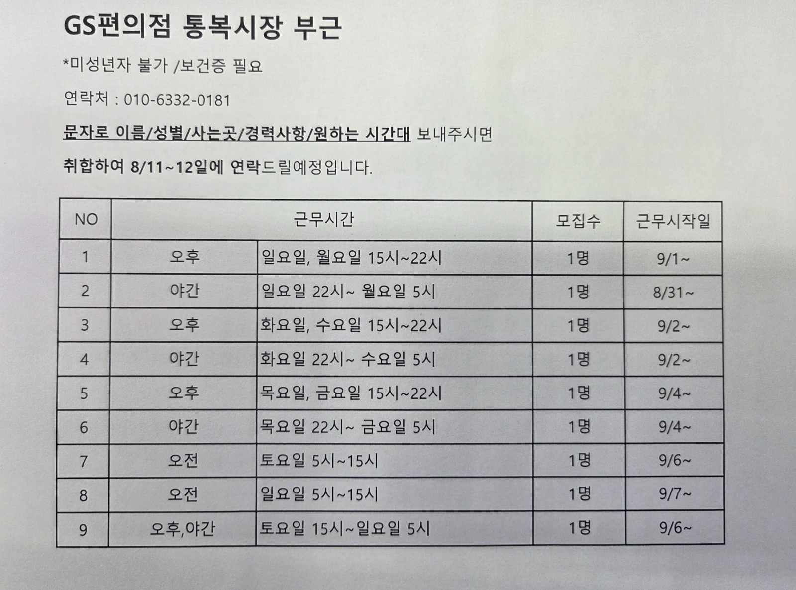 GS편의점 통복시장 부근 공고 썸네일