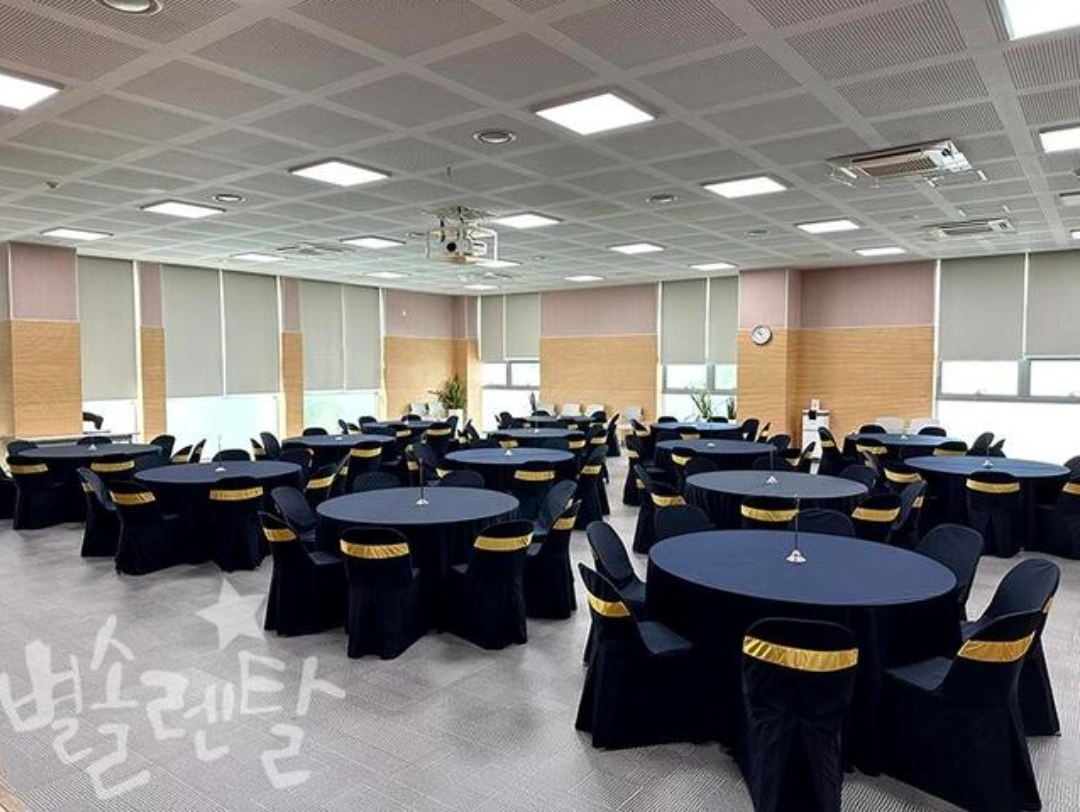 행사장 원탁테이블 설치 및 철수(본문필독)