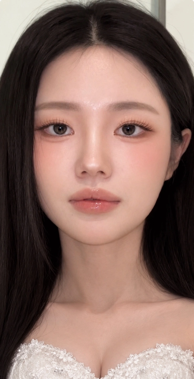 청담샵에서 웨딩 메이크업 승급시험 모델을 구해요 !!