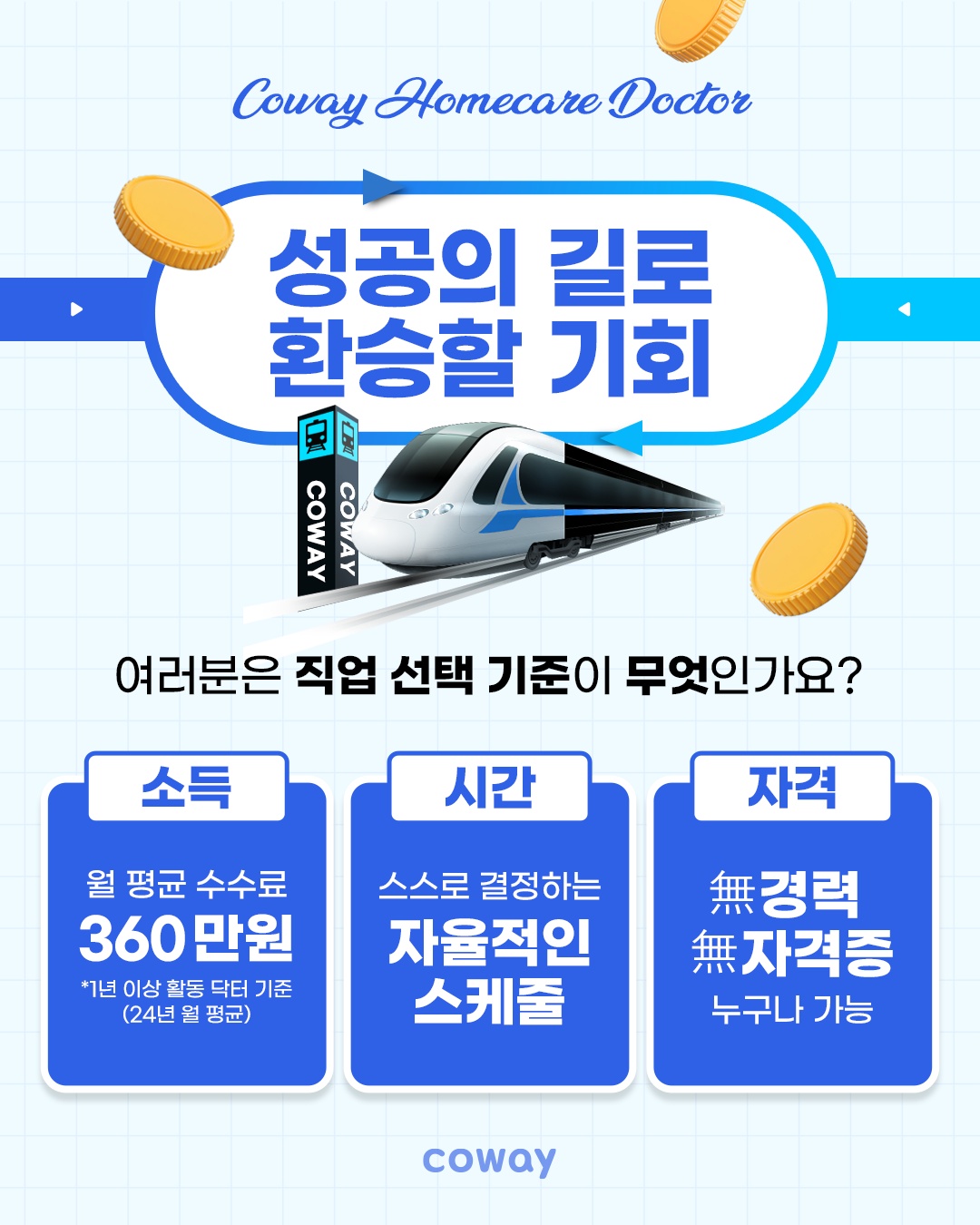 코웨이 홈케어닥터 상시 모집(김해 전지역) 공고 썸네일