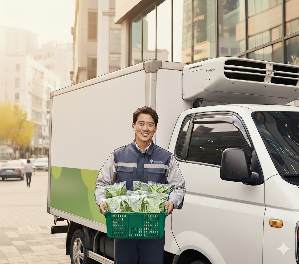 식자재 배송기사 구인 (주6일 하루 4시간, 목 휴무) 공고 썸네일