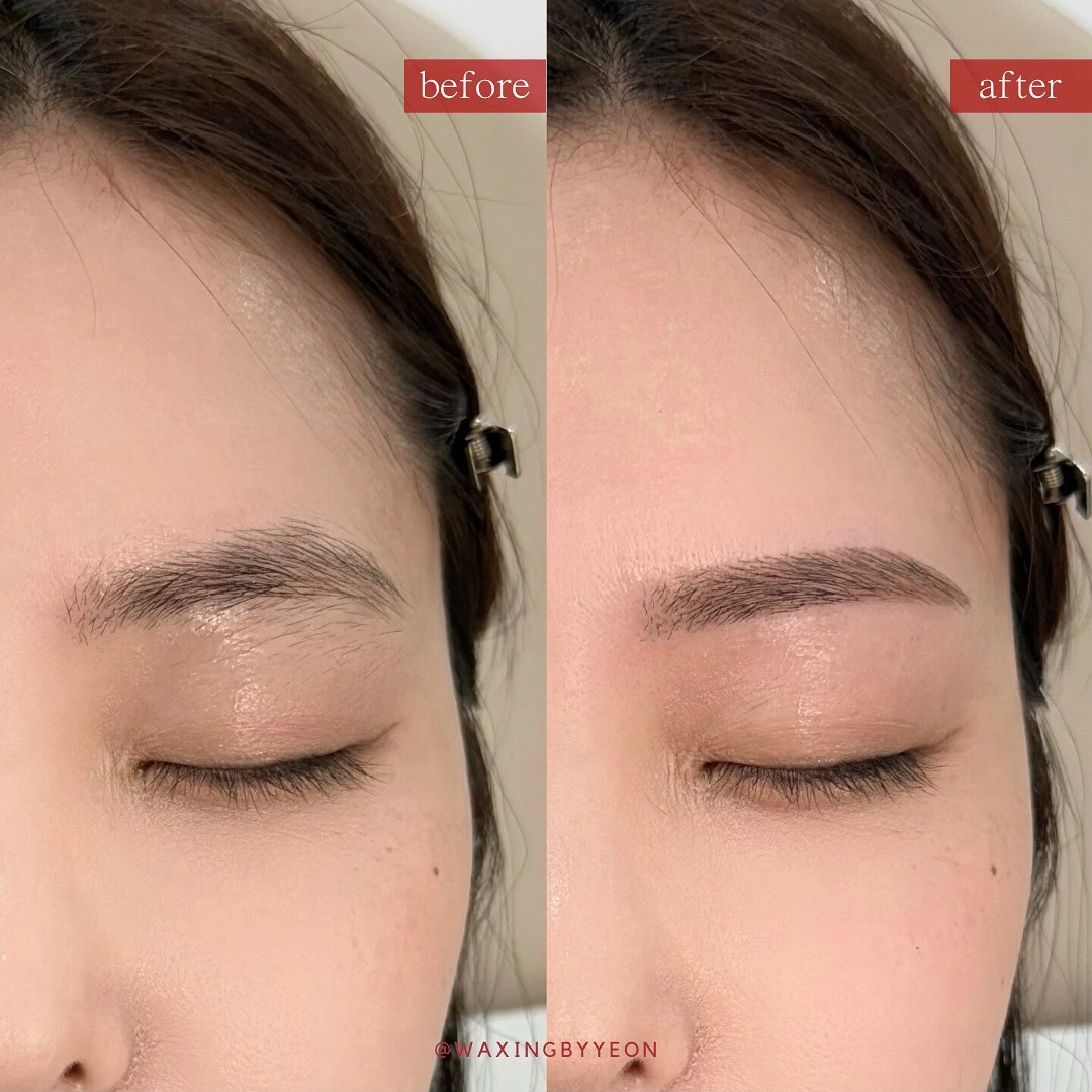 눈썹 왁싱 모델