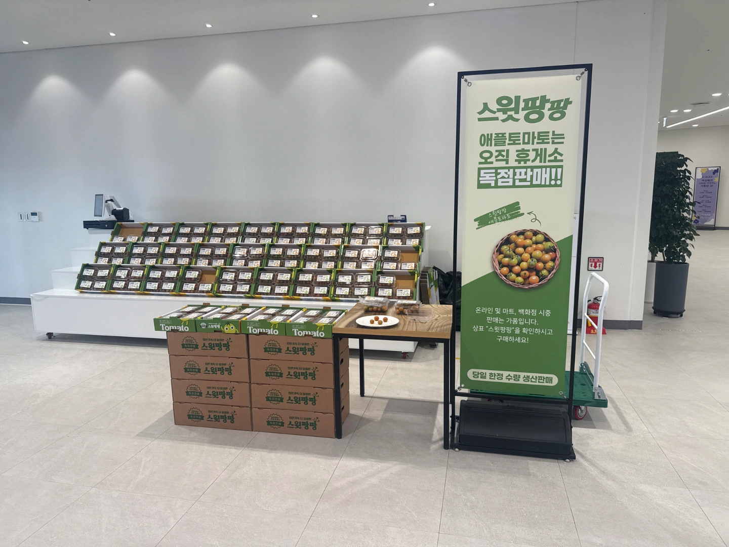 고삼호수휴게소 과일매장 직원 구합니다