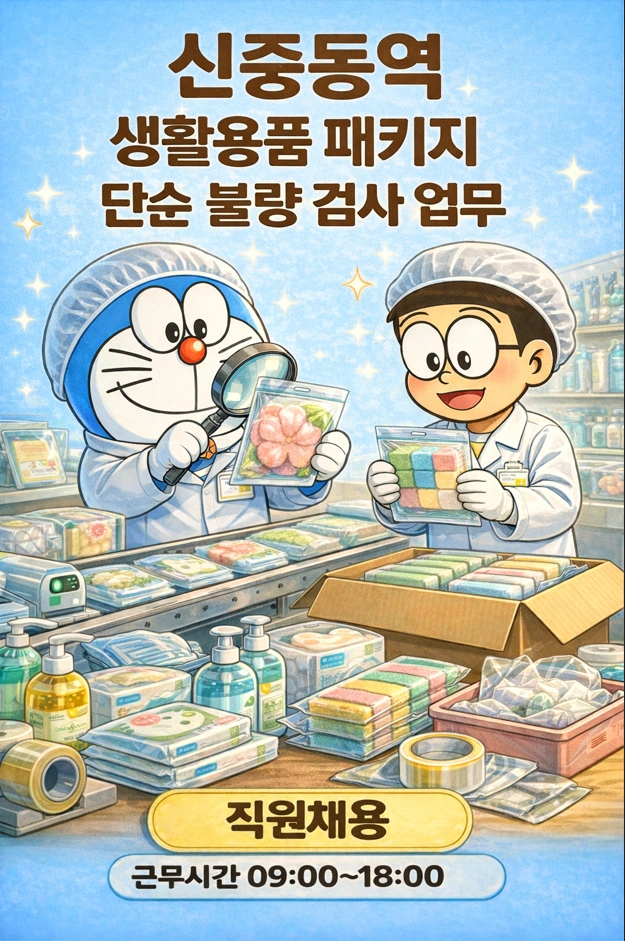 신중동역 도보15분/케이스 불량 선별