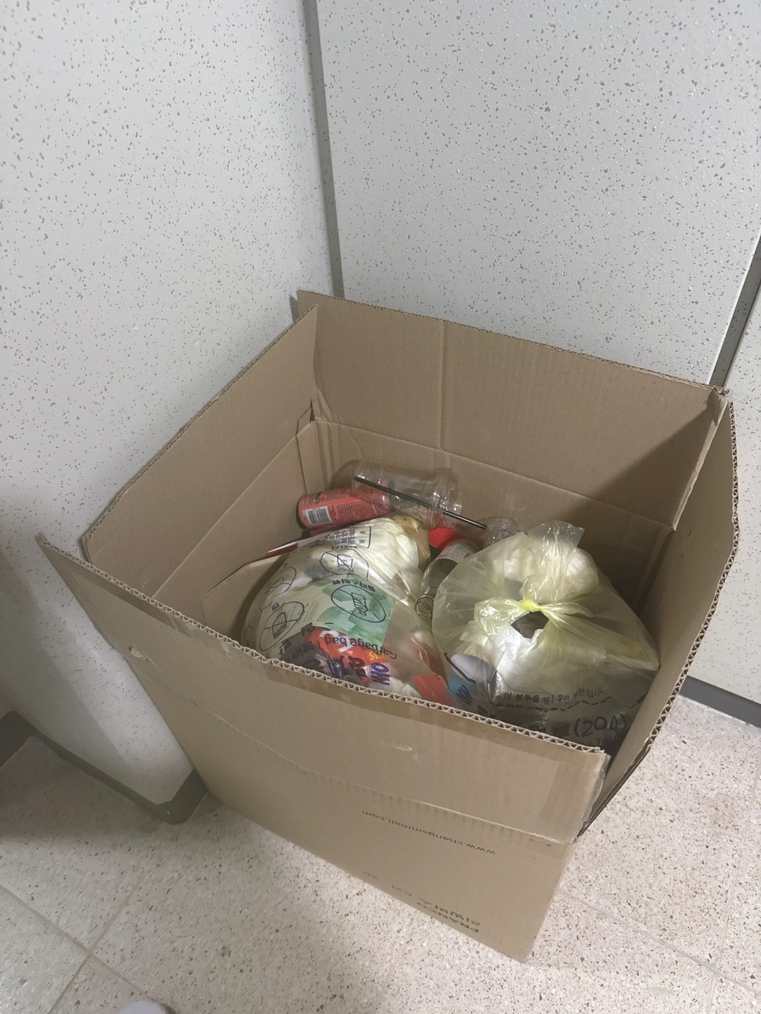 쓰레기 버려주실분