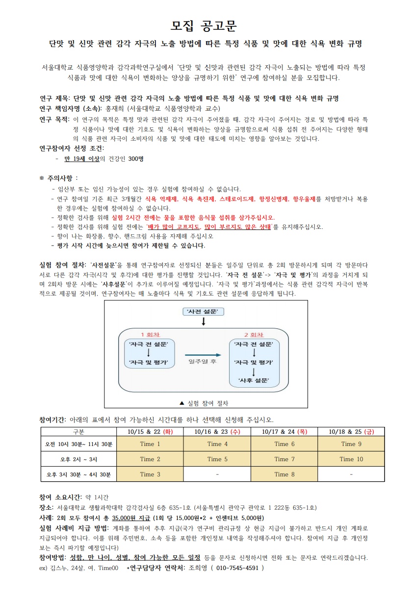 신림동 서울대학교 아르바이트 장소