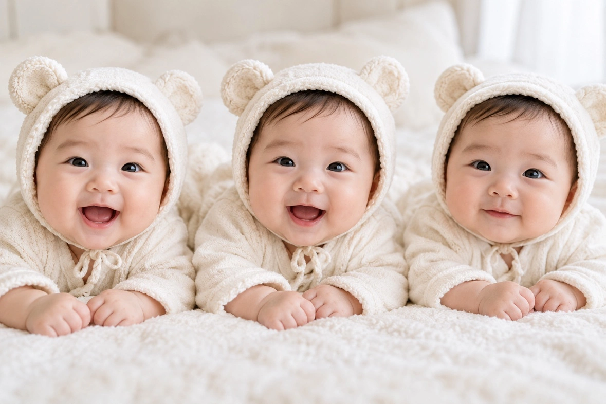세쌍둥이 시터선생님. 주급 (월 240~300정도 수령