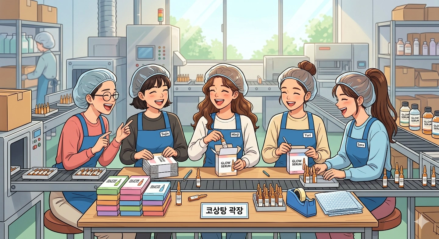 부천 쌍용테크노3차인근 완전신규업체 쿠션 포장(일급)