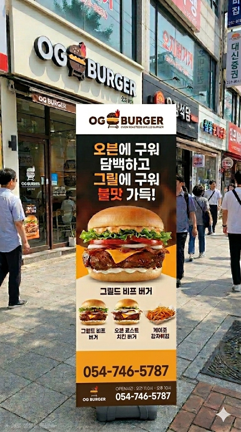 오지버거 불국점 직원 모집