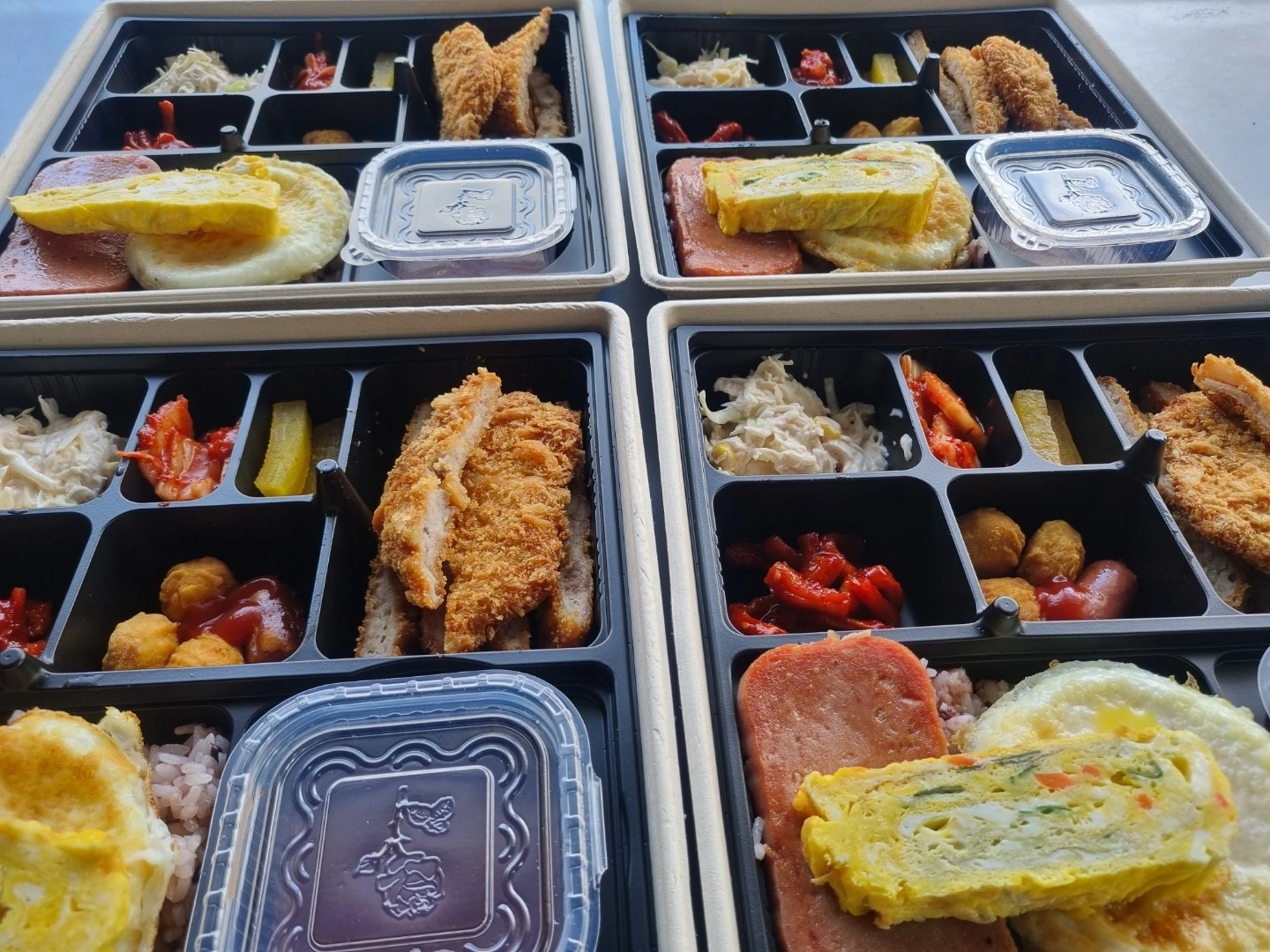 주방보조 및 배달 도시락 세팅.. 주방정리