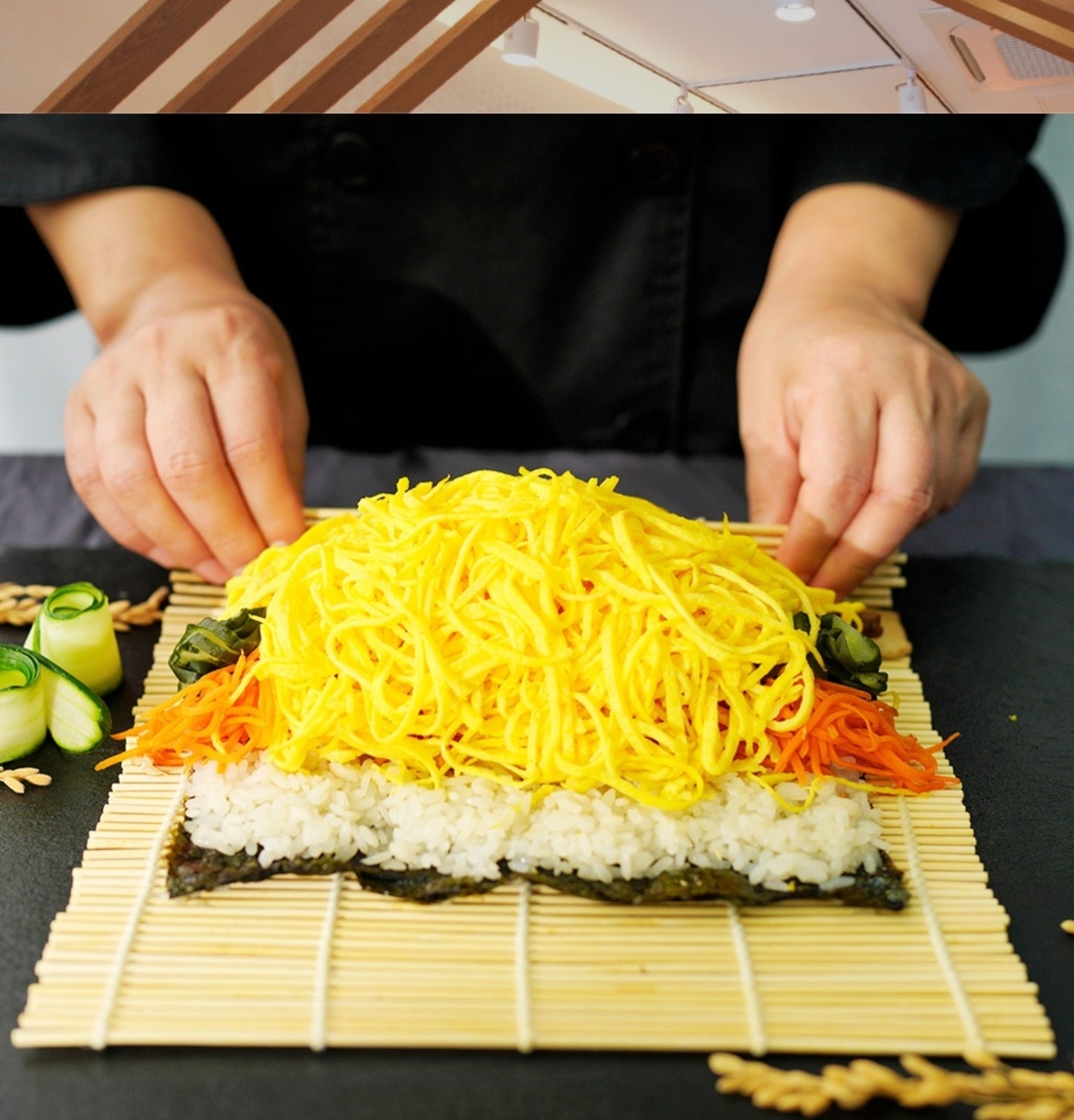 김밥집에서 김밥 싸실 주6일 오후 반타임 구함 공고 썸네일