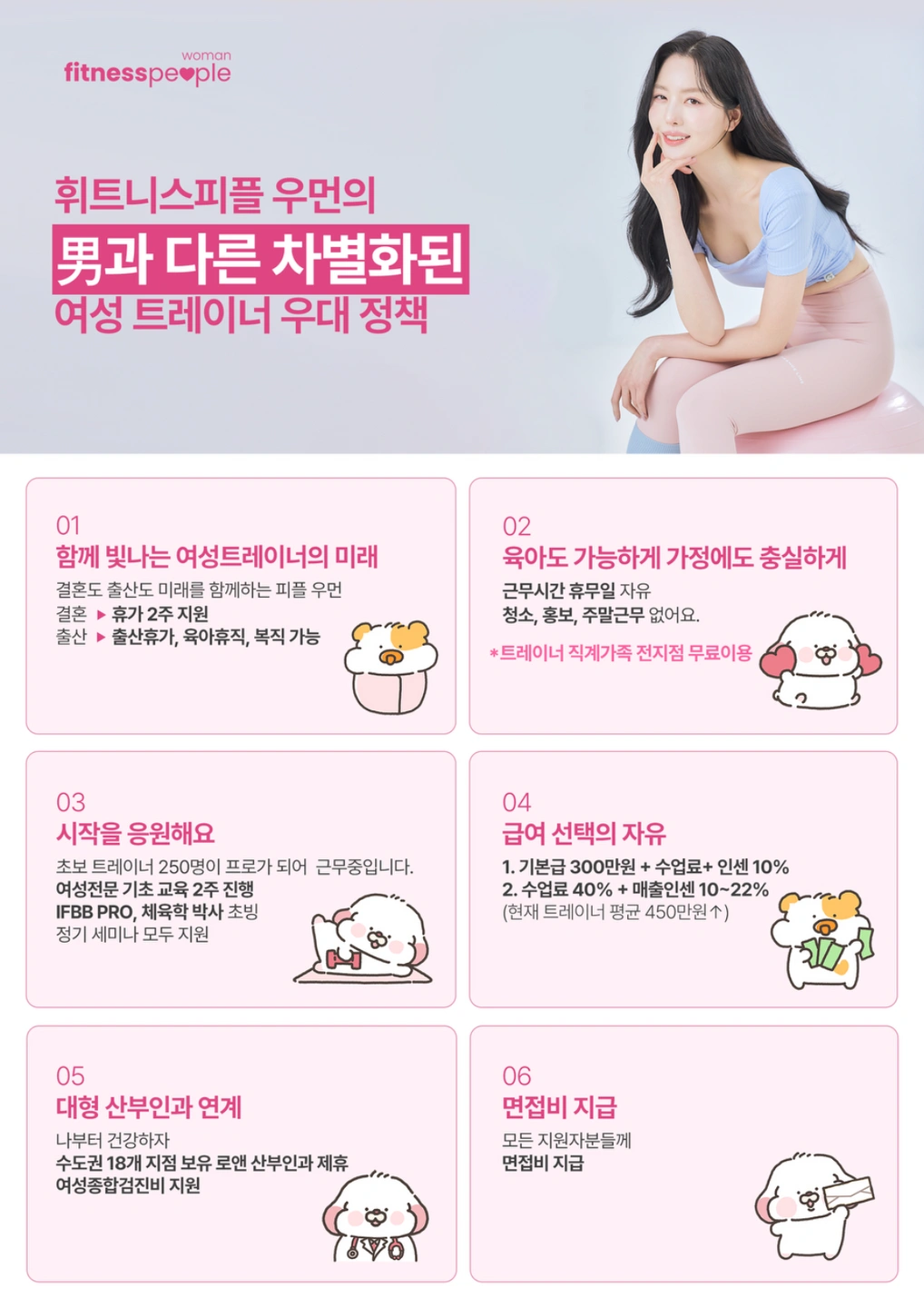 휘트니스 피플 성수점 오전/오후 트레이너 구인합니다