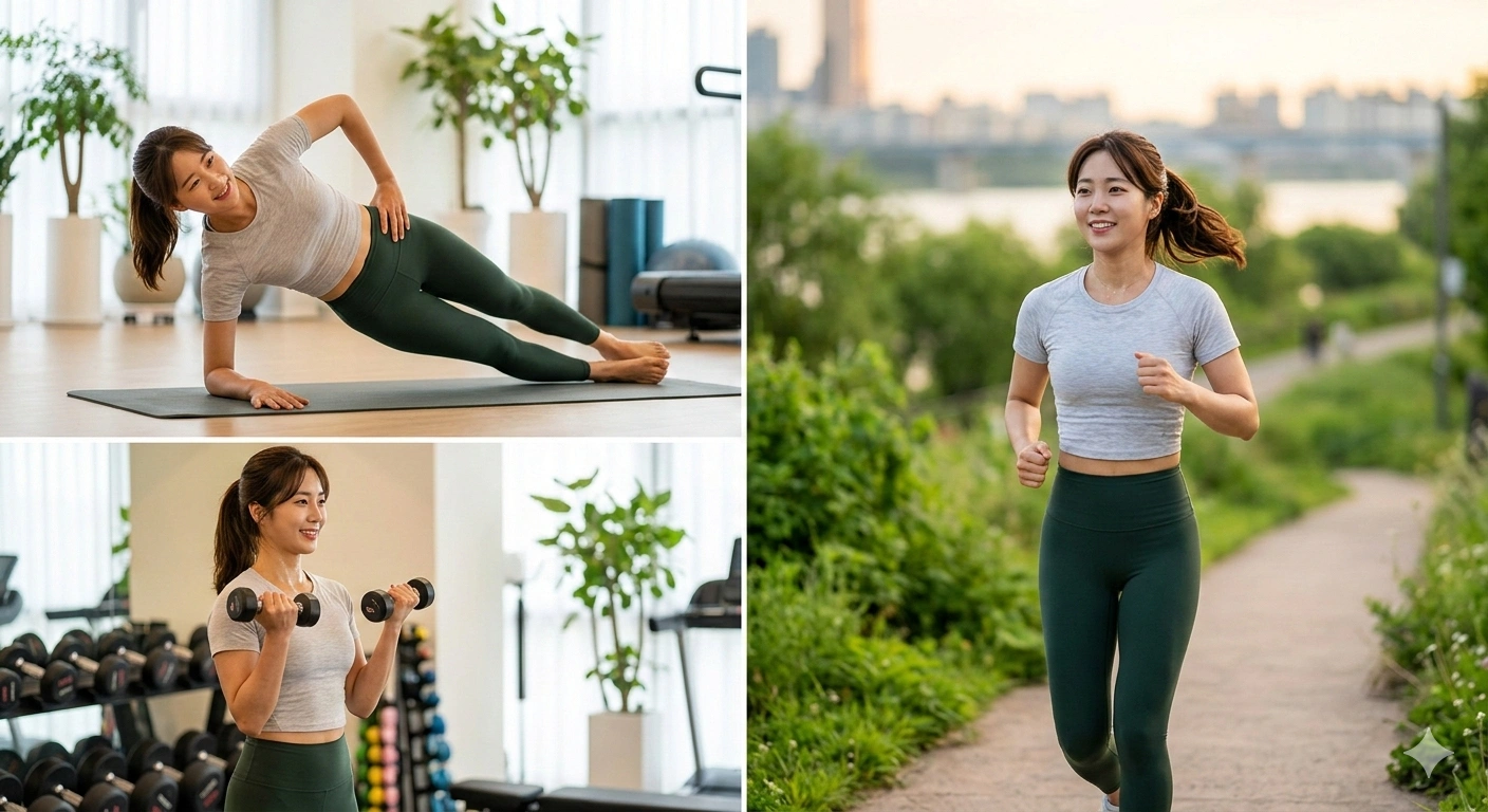 운동기록남기고 쇼츠 편집도 배워보실분