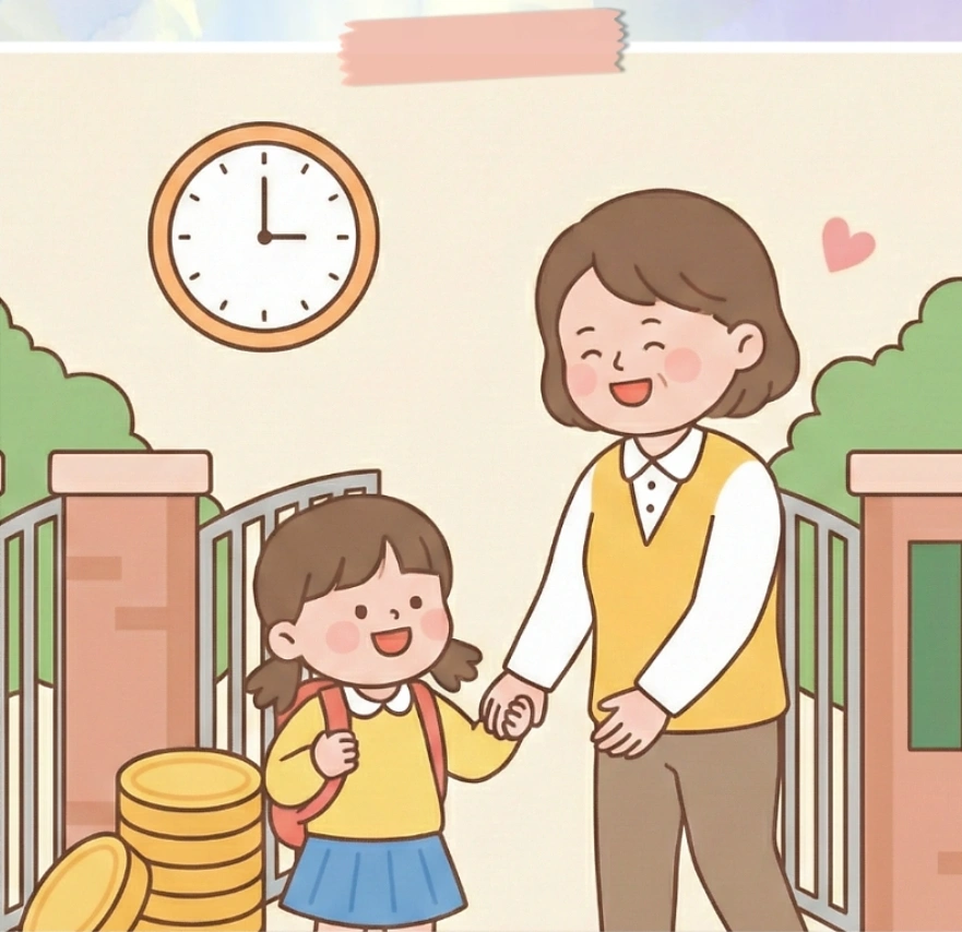 여아 둘, 하원 및 돌봄 선생님 모십니다