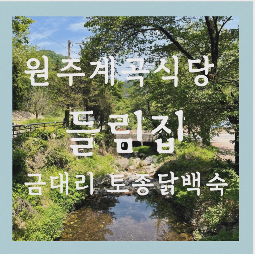 들림집 주말 홀 서빙 구합니다!