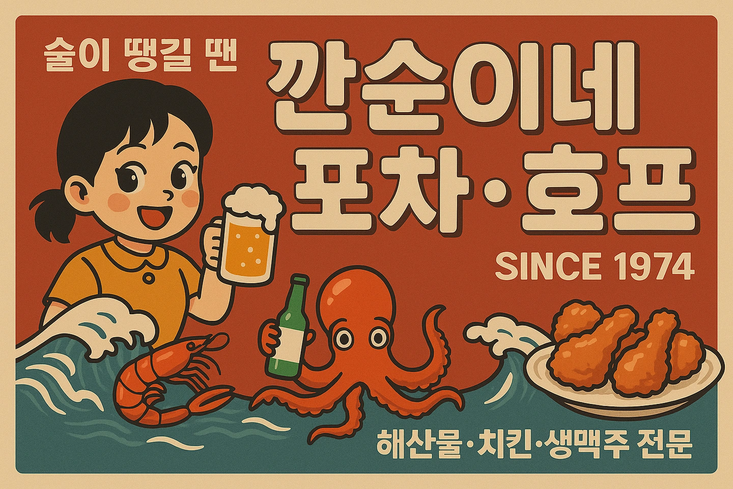 깐순이네 홀 서빙 파트