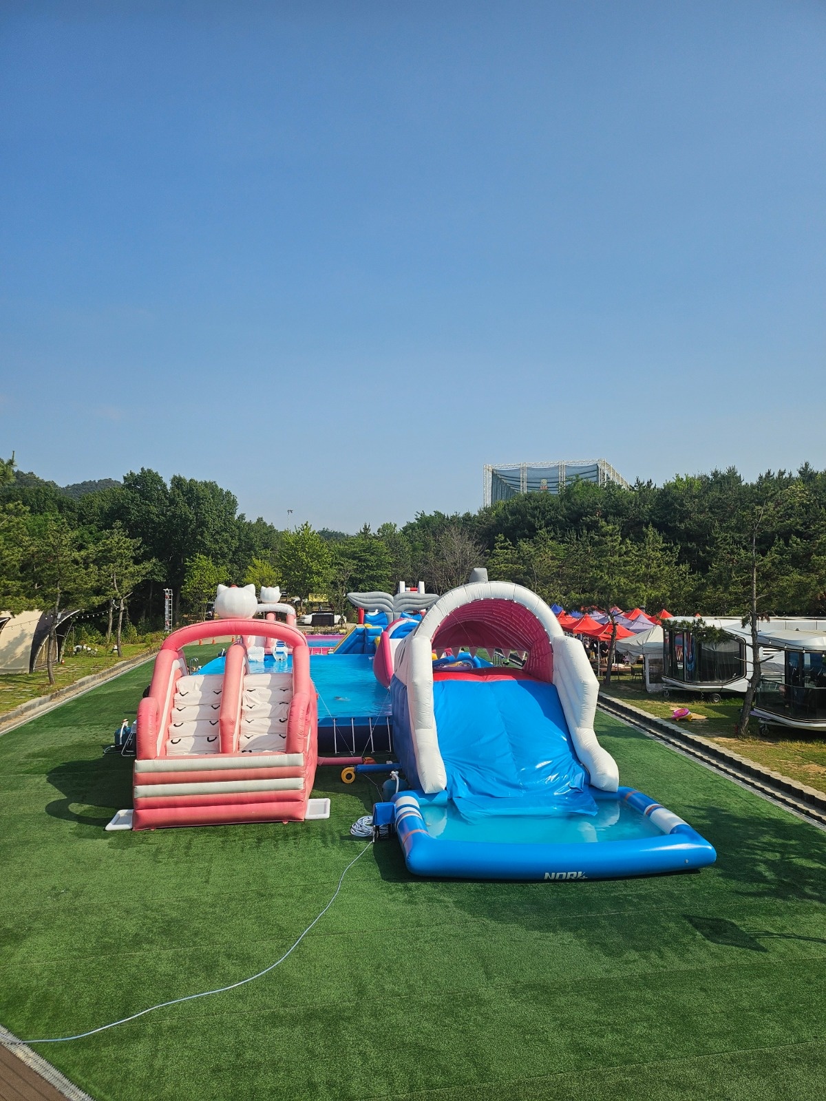 캠핑장 수영장 청소 및  야외 청소 공고 썸네일