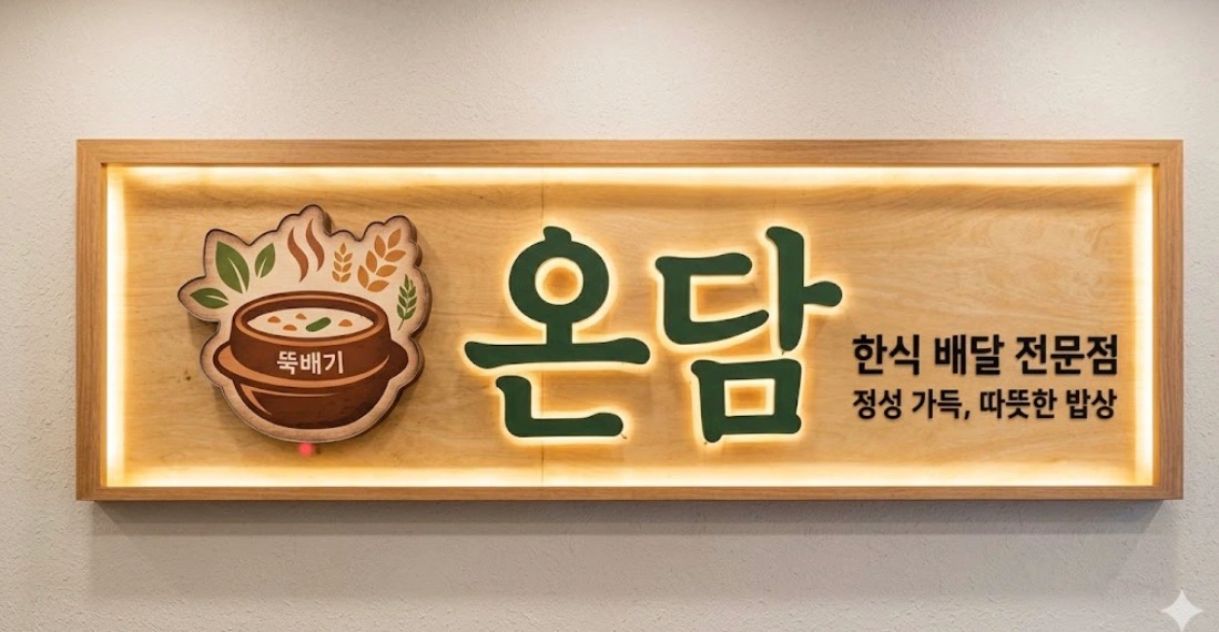 한식배달전문점 온담의 야간 멤버 구합니다 !