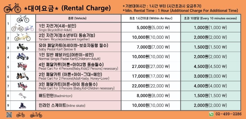 서울숲공원 5번출구 자전거 대여소 카운터 구합니다. 공고 썸네일