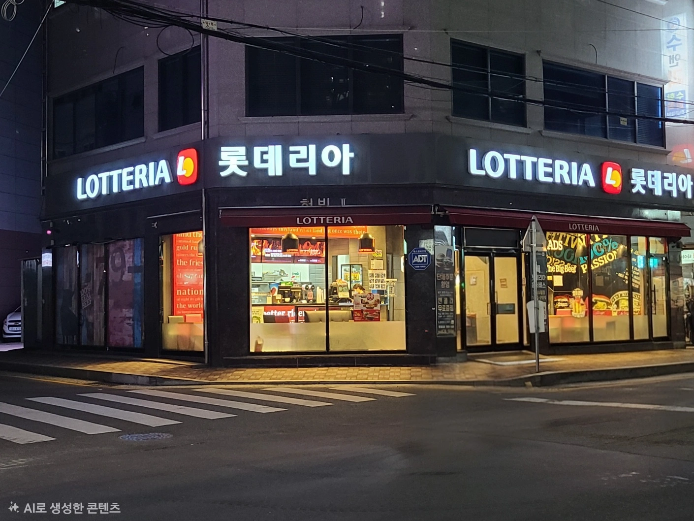 롯데리아수월점에서 아르바이트생을 구합니다