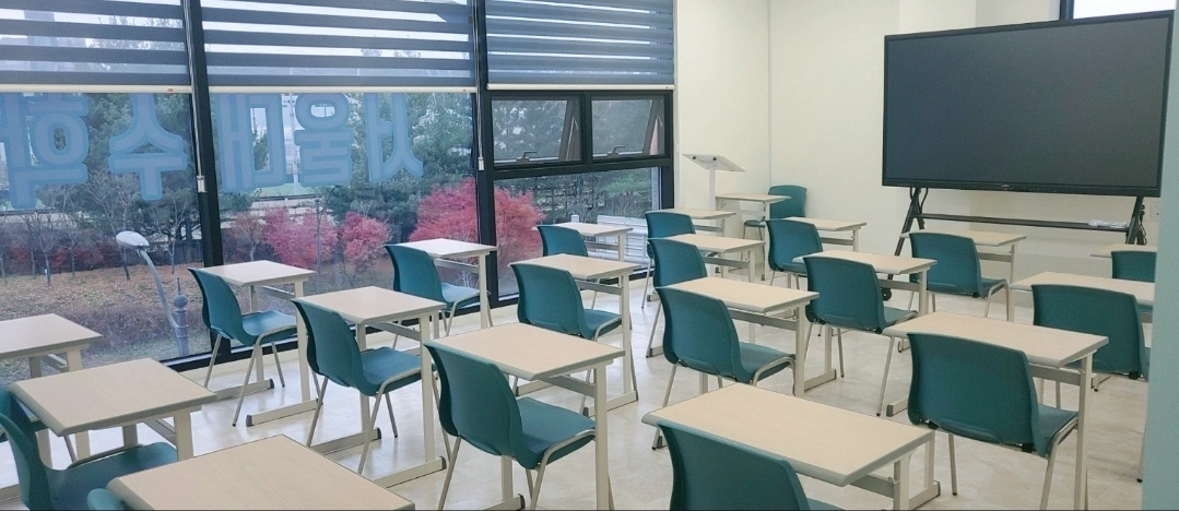 학원 1인책상 의자세트 15개이상 이동