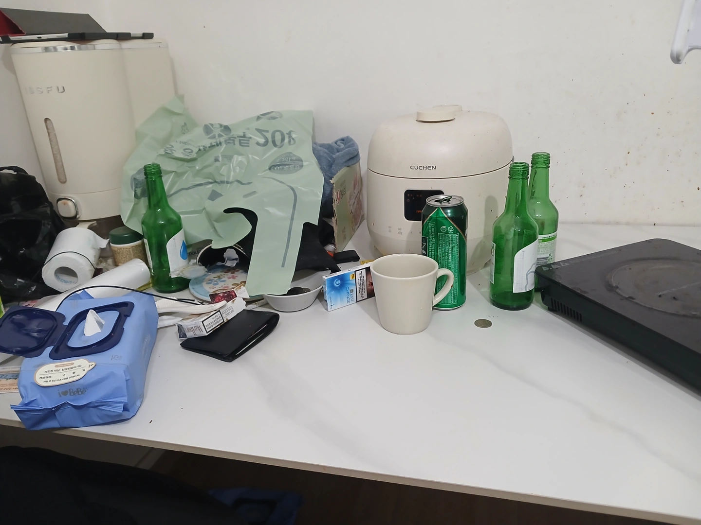 남자 원룸 전체 청소