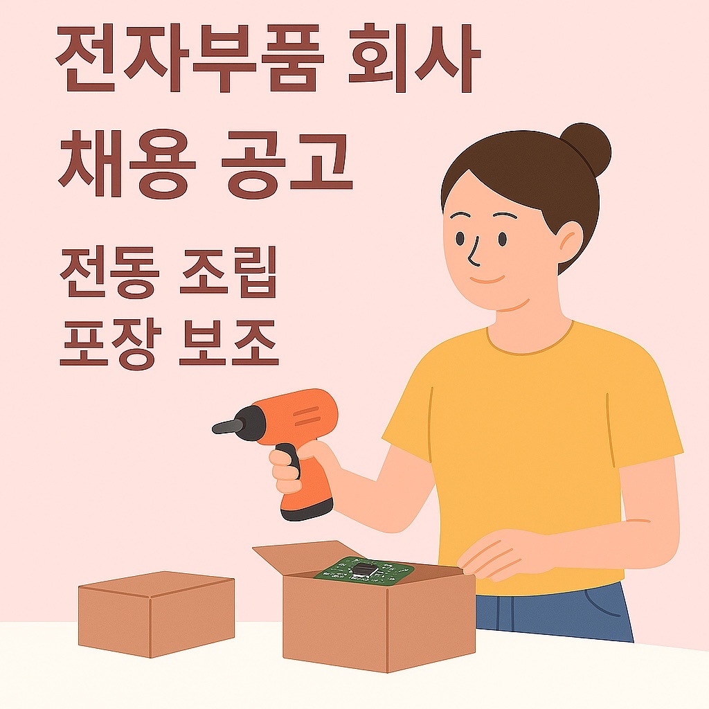 전동 조립 및 포장 보조 공고 썸네일