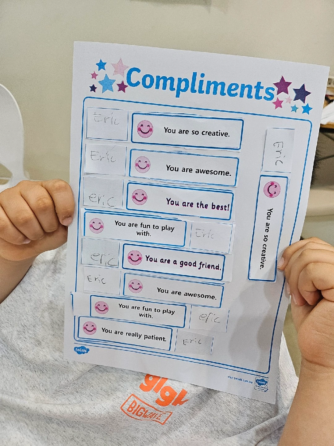 One day English academy G1-3