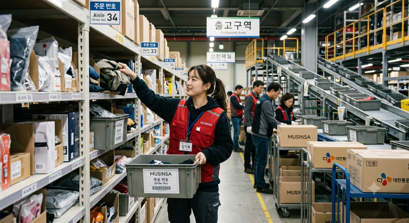 최대16만원 당일지급 무신사 신규 물류센터