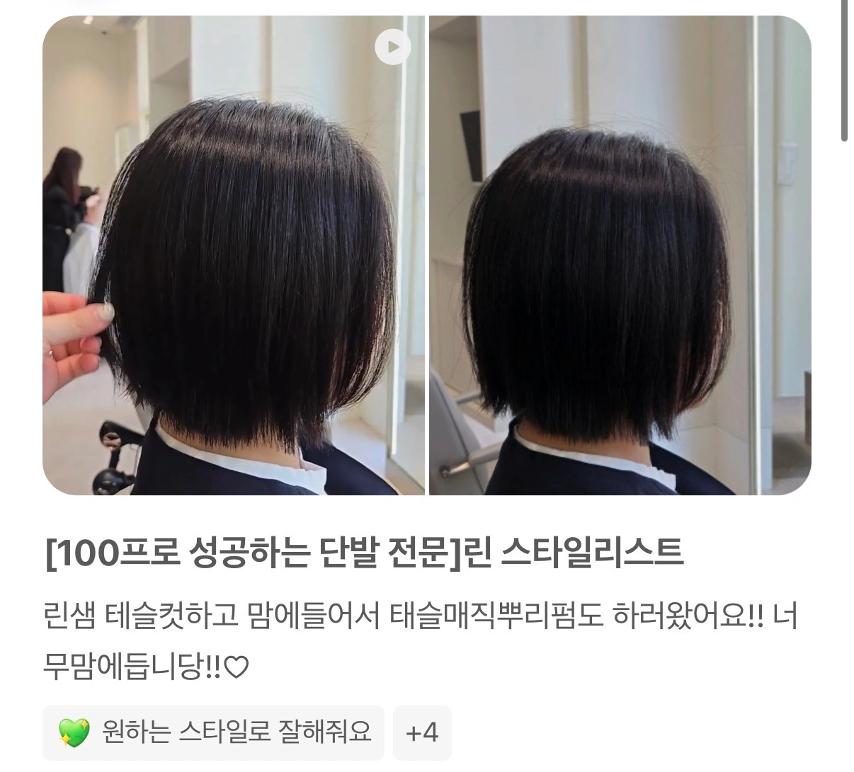 태슬컷 헤어모델 구하고있습니다