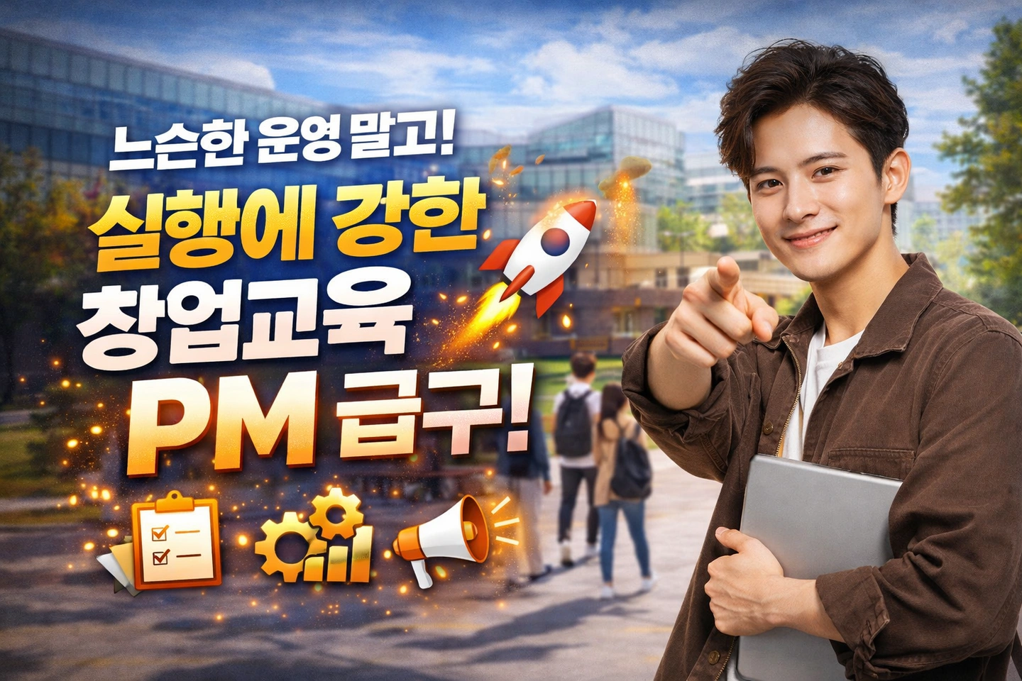 창업교육 PM(프로젝트매니저) 구인합니다.