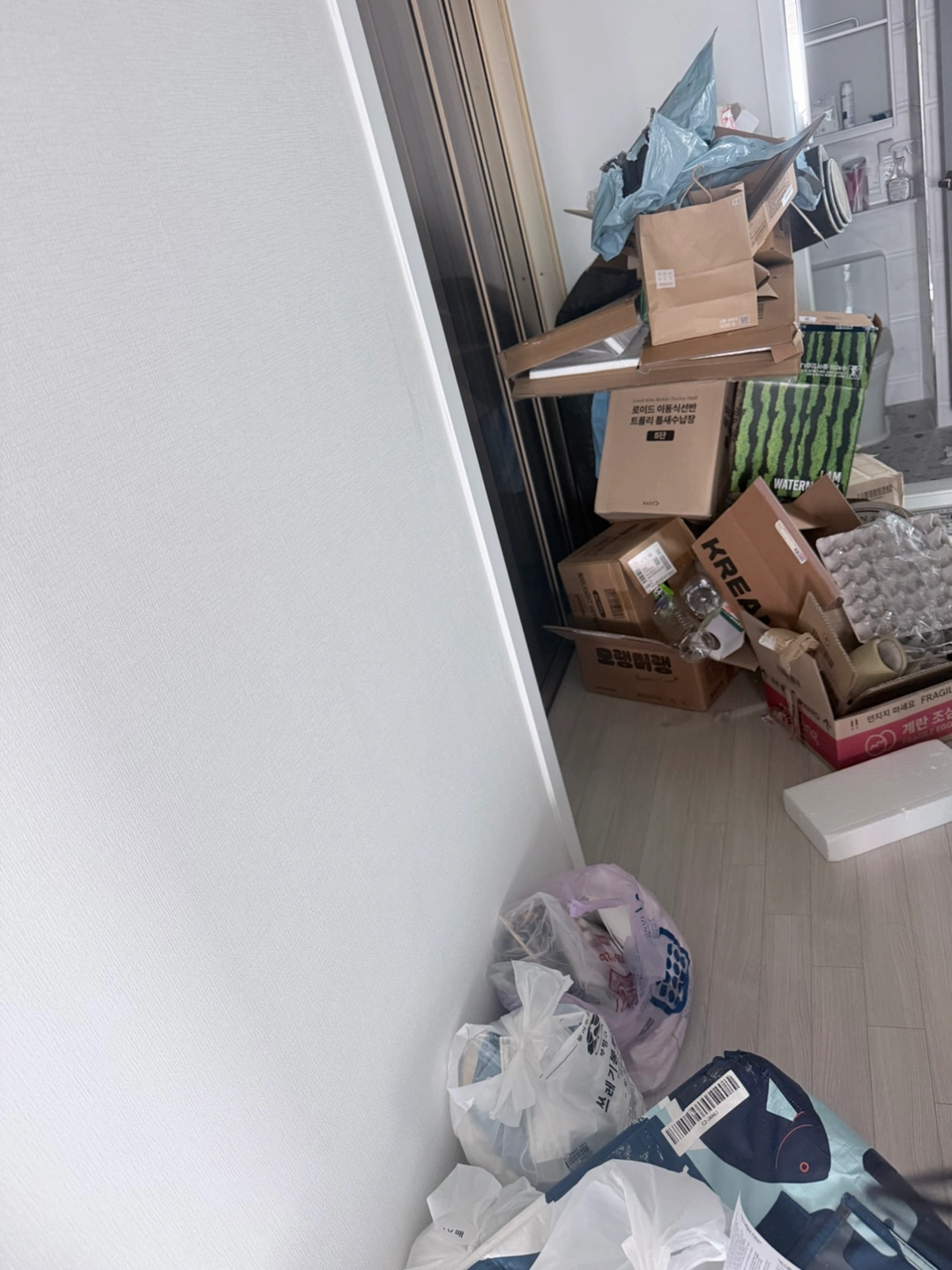 쓰레기 버려주실분