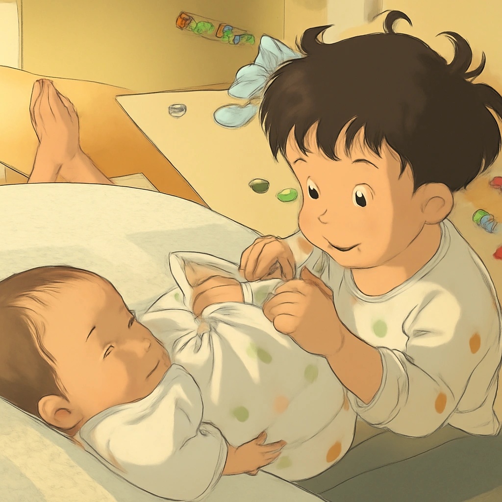 아이 목욕 밥먹이기 공고 썸네일