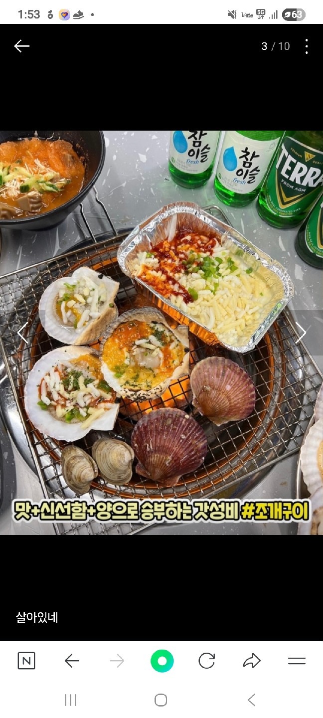살아있네